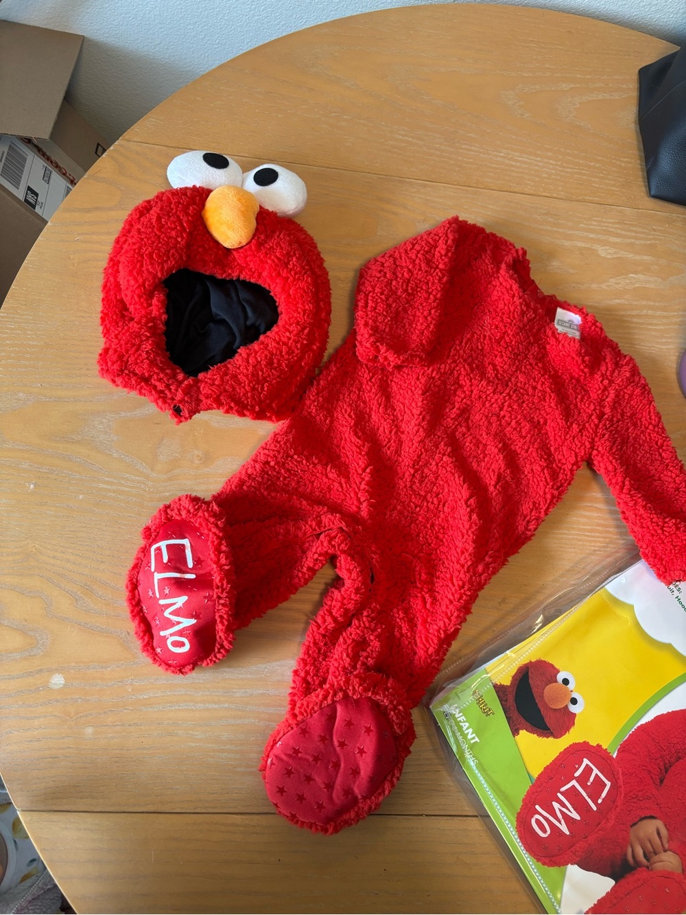Sesame Street Elmo Plush Infant Outfit - Red